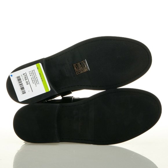 Burberry Queenstead Black Check Leather Bootie Boots - Size 5.5 US (35.5 EU) - Picture 4 of 6